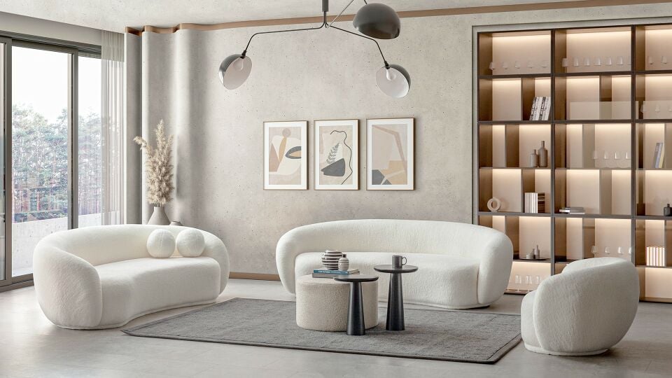 Lumy Teddy Fasülye Koltuk Takımı