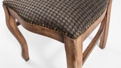 Tin Sandalye Rattanlı Hazeranlı