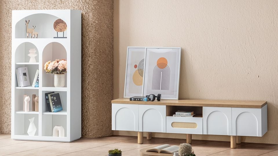 Siena Tv Ünitesi Beyaz 205 cm