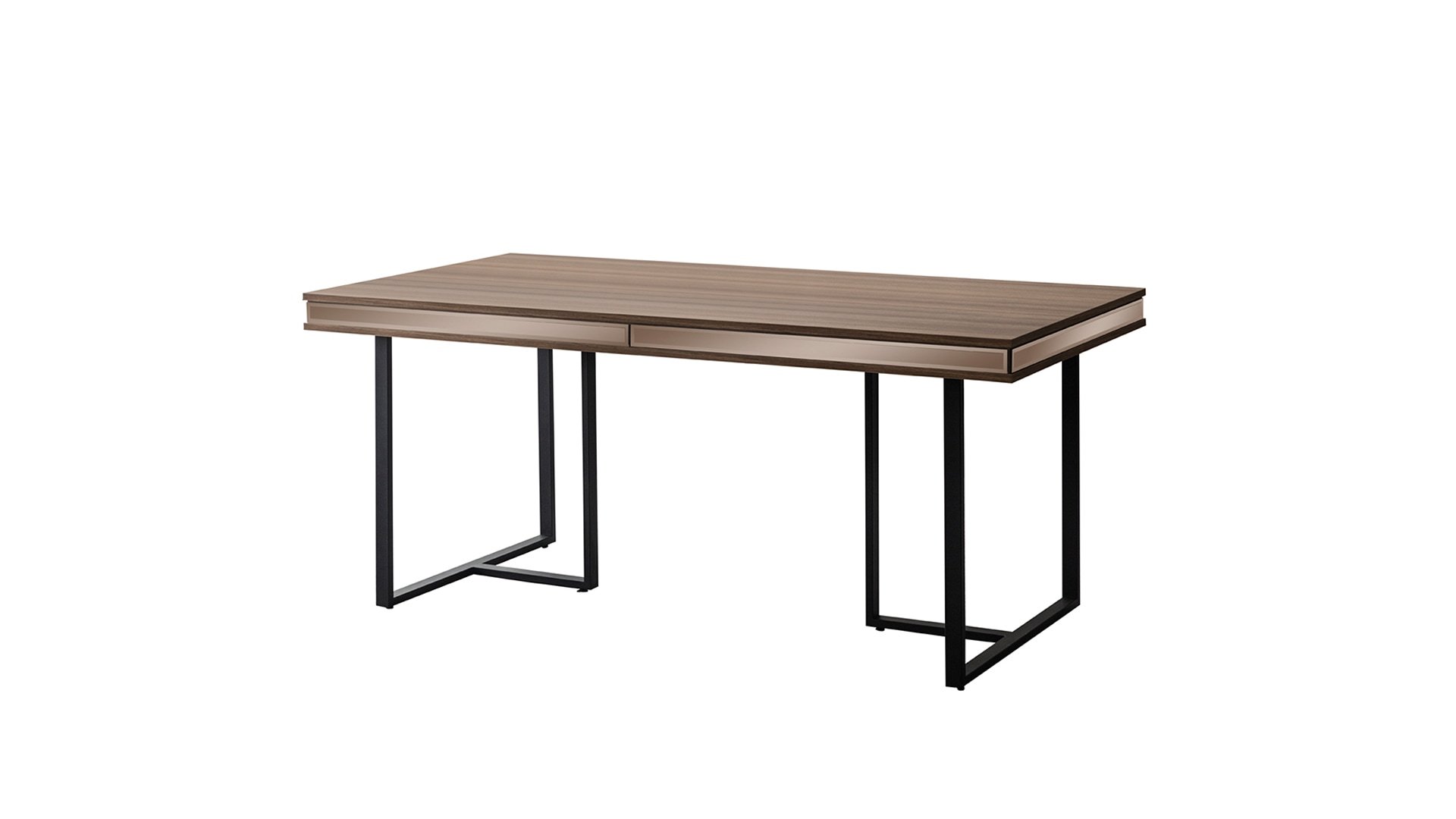 Bronze Ceviz Yemek Masası