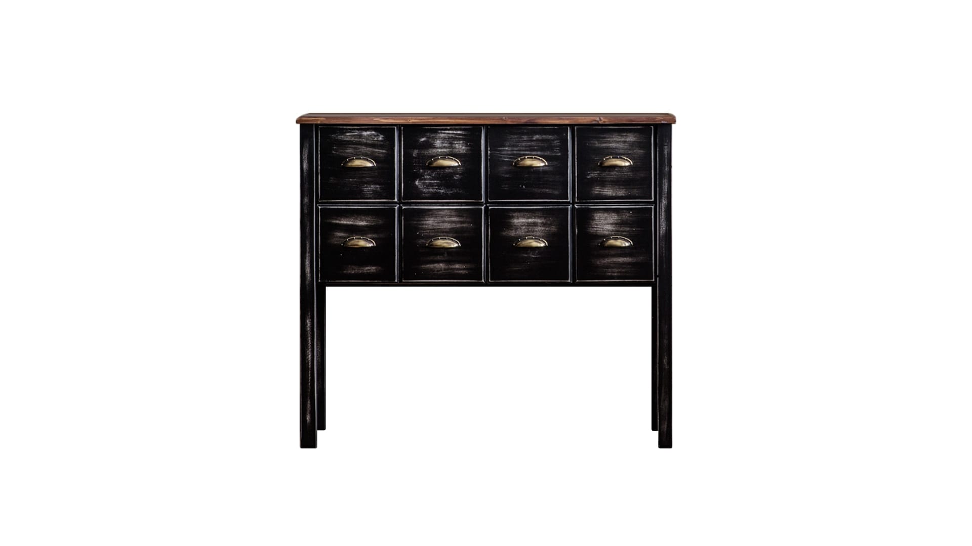 Salt Dresuar 8 Çekmeceli Siyah