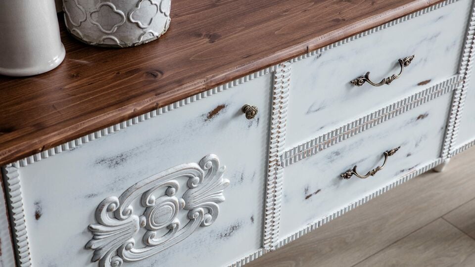 Salt Dresuar 2 Kapaklı Beyaz