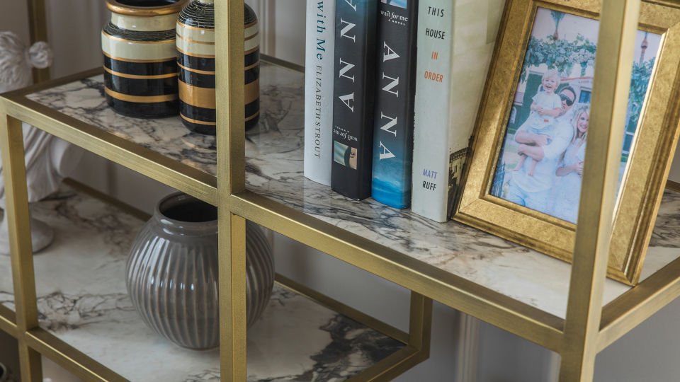 Hekto Kitaplık Altın Eskitme