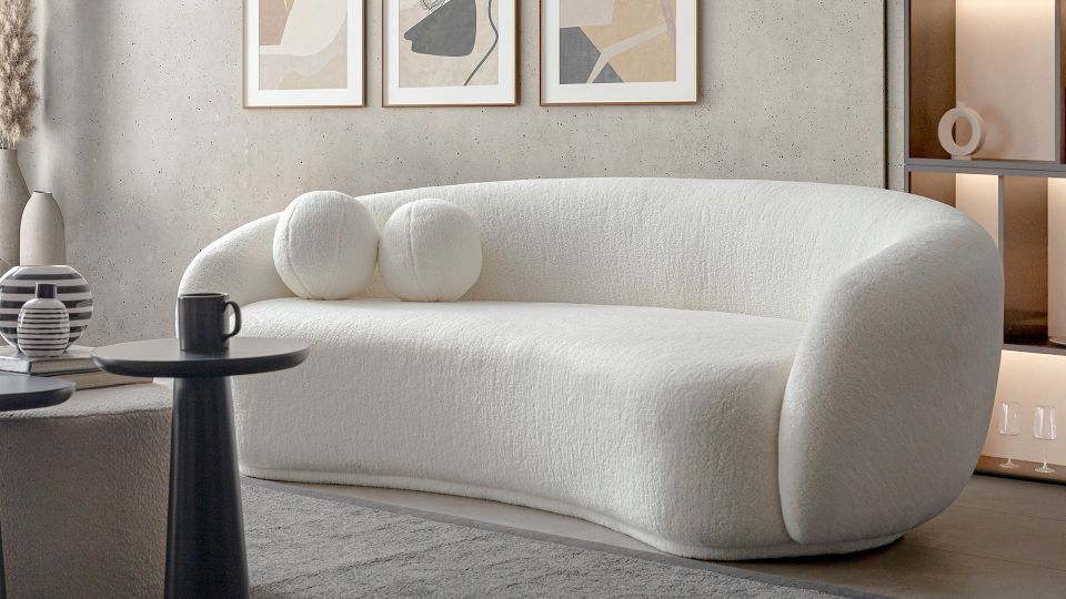 Lumy Teddy Fasülye Üçlü Koltuk