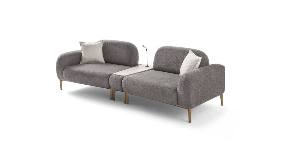 Cupra Antrasit Üçlü Koltuk (Sehpalı)