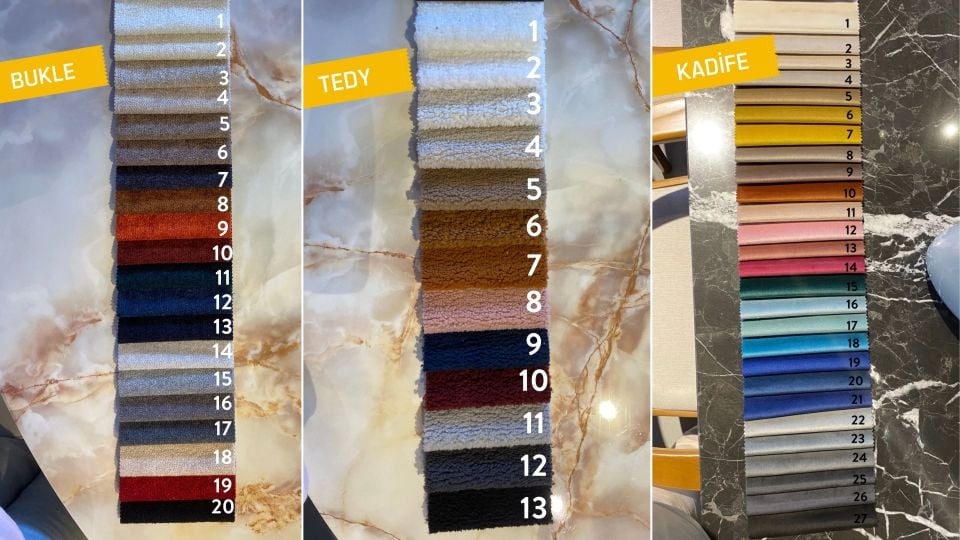 Doğa Dalgalı Çerçeveli 90x190