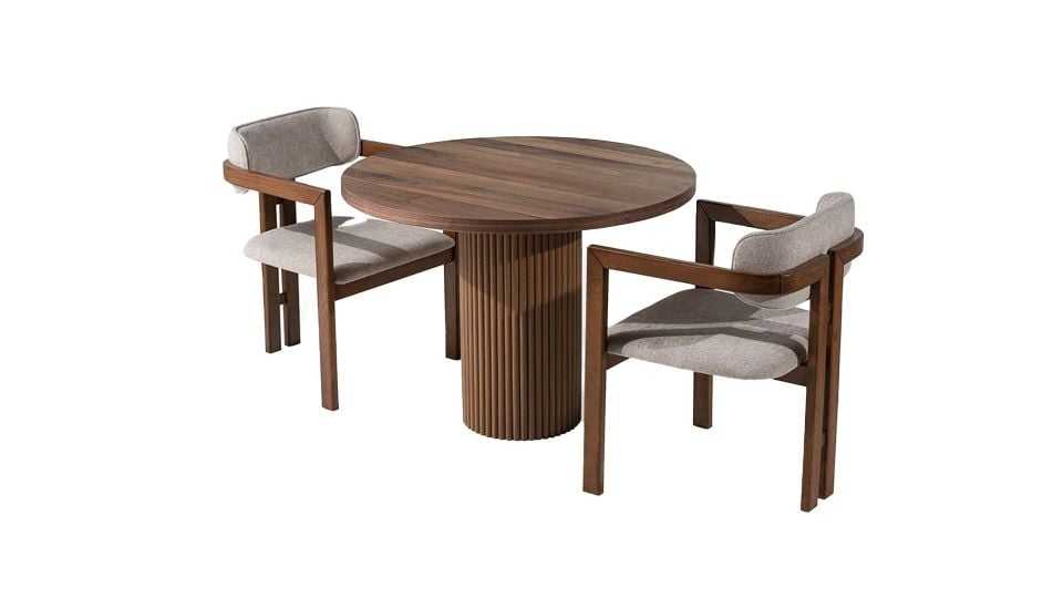 Bohem Mutfak Masası Ceviz