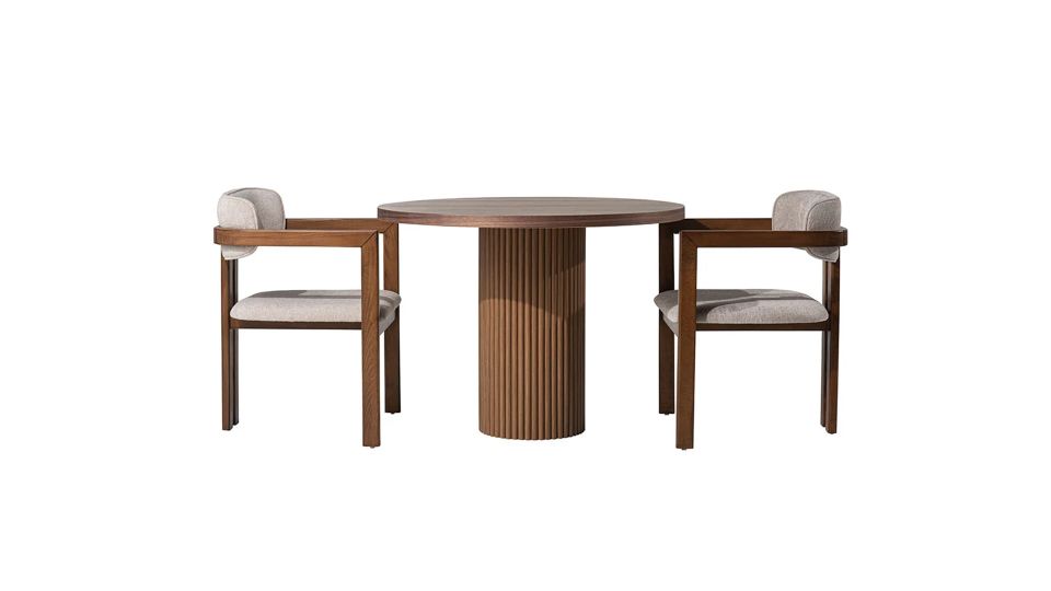 Bohem Mutfak Masası Ceviz