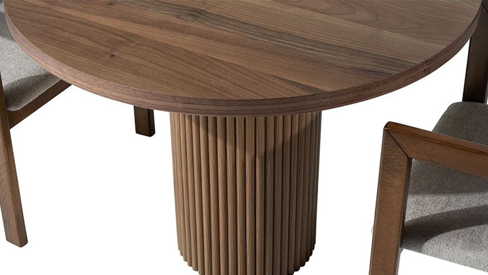 Bohem Mutfak Masası Ceviz