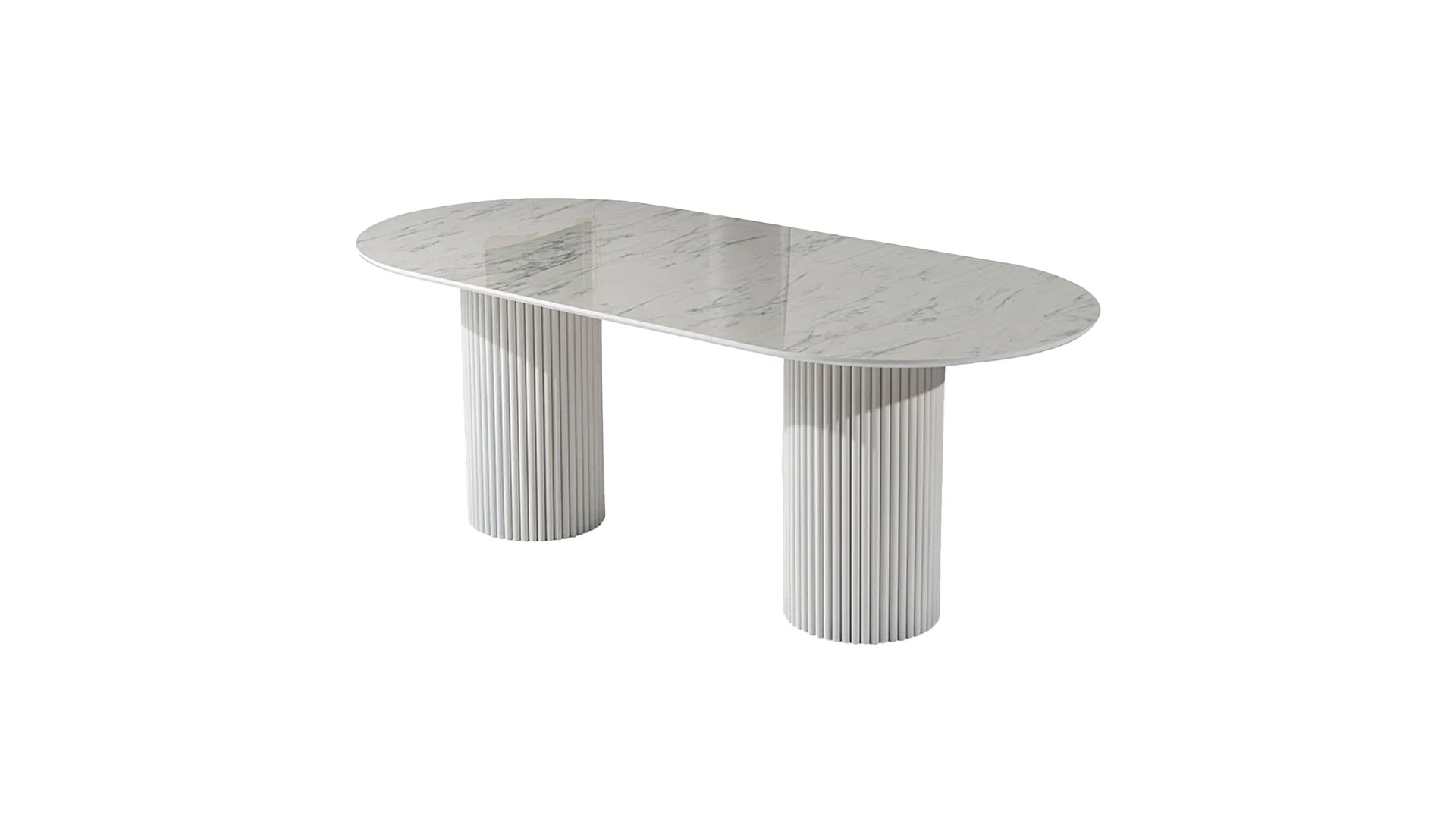 Mil Bohem Yemek Masası Mermer