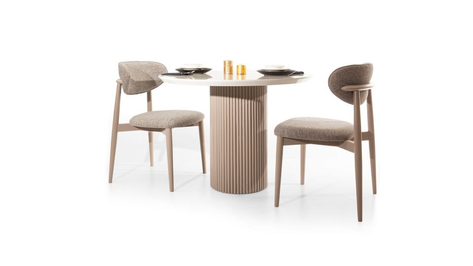 Bohem Mutfak Masası Mermer Desen