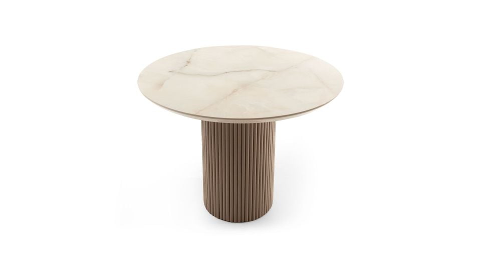 Bohem Mutfak Masası Mermer Desen