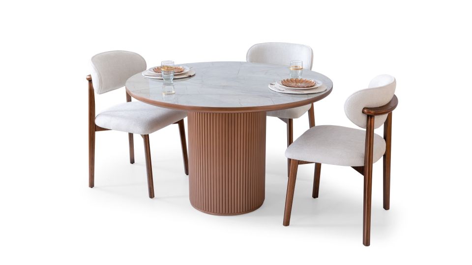 Bohem Mermer Mutfak Masası Özel Renk