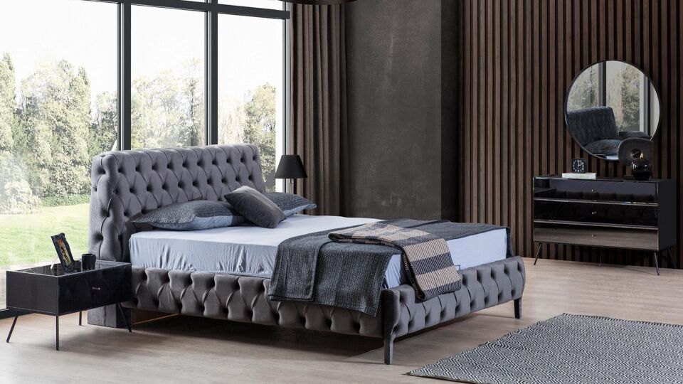 Bronze Antrasit Yatak Odası