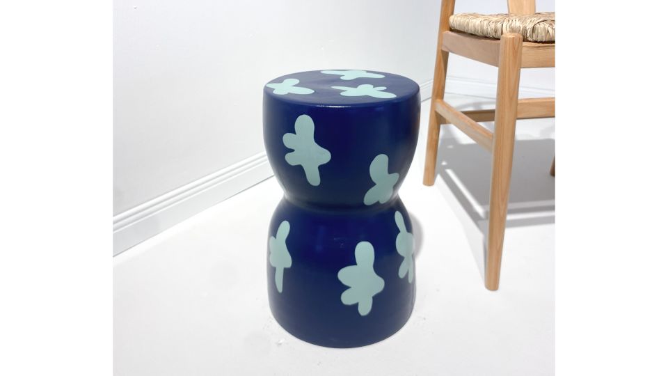 Noya Seramik Sehpa Mavi