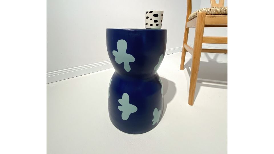 Noya Seramik Sehpa Mavi