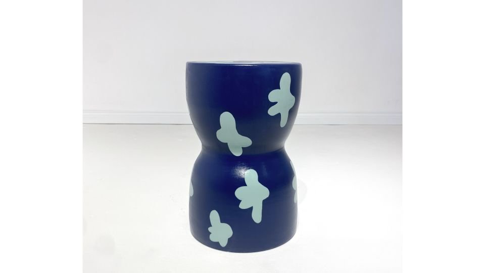 Noya Seramik Sehpa Mavi