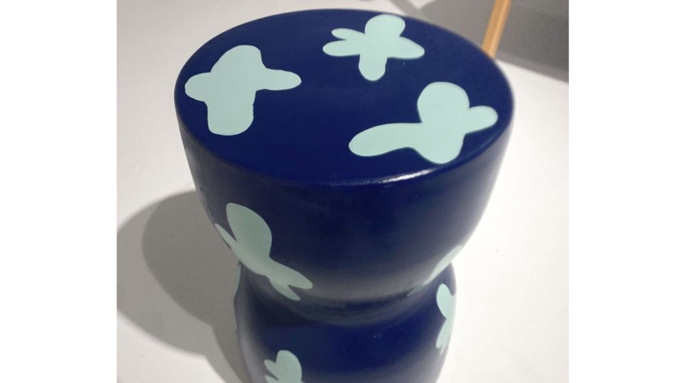 Noya Seramik Sehpa Mavi