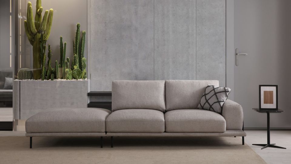 Eos Siyah Köşe Koltuk