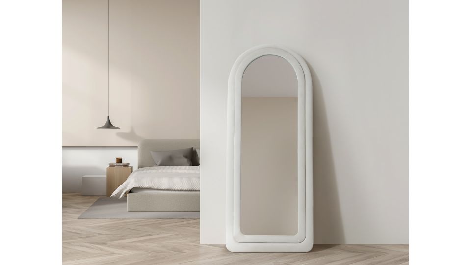 Doğa Dalgalı Çerçeveli 170x65 Cm Oval Boy Aynası