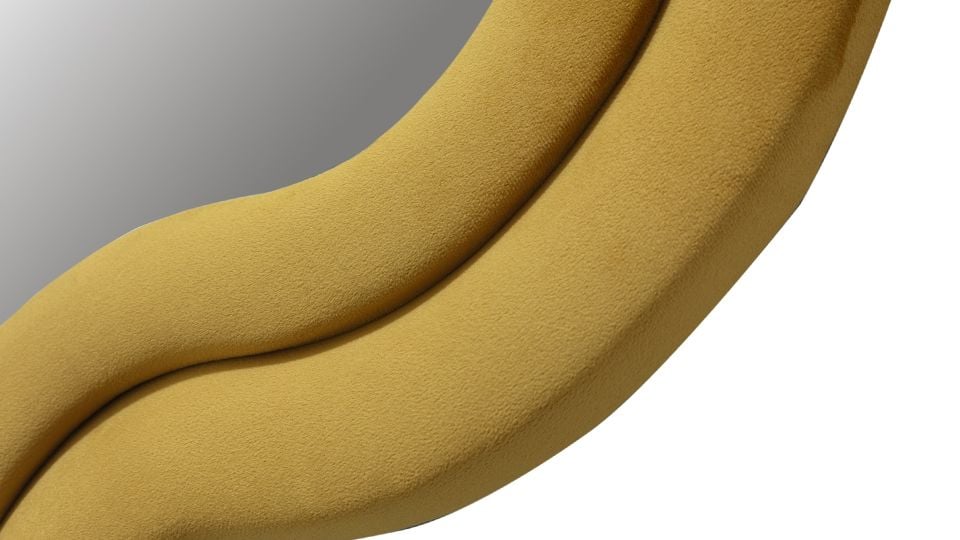 Mia Dalgalı Çerçeveli 170x65 Cm Oval Boy Aynası