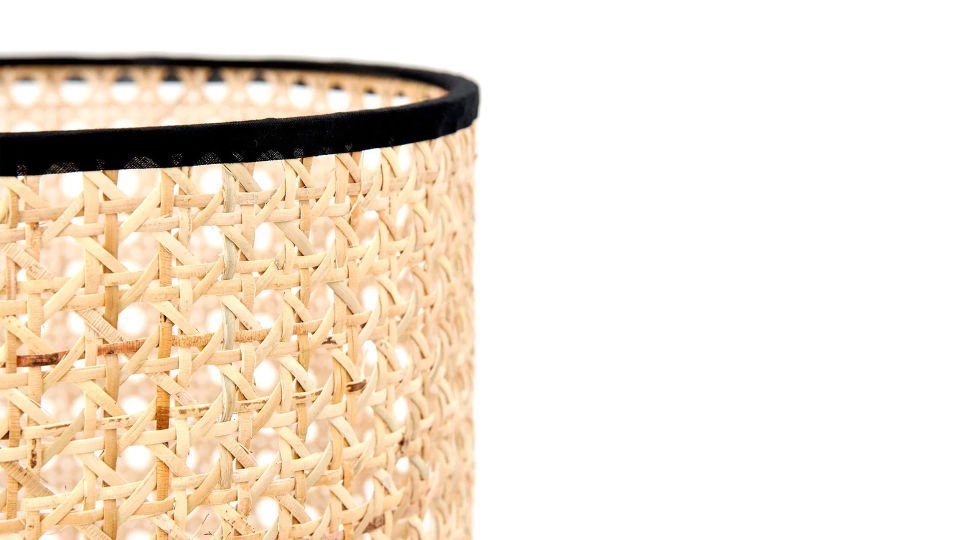 Sohen Hazeran Rattan Tasarım Raflı Lambader