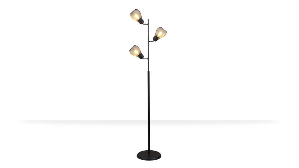 Luke 3 Lü Siyah Oynar Başlıklı Lambader