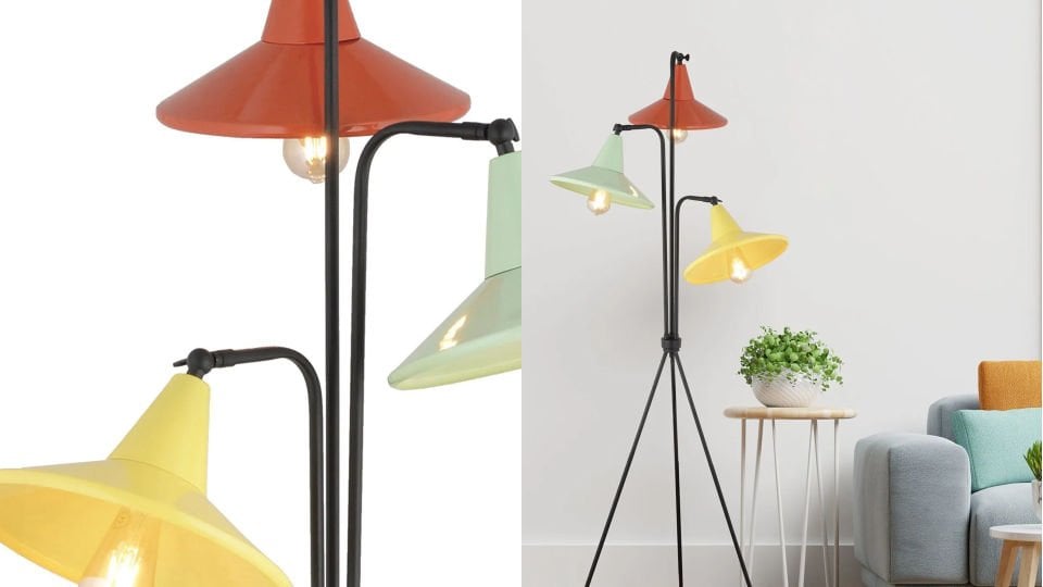 Jadira 3lü Çok Renkli Modern Tasarım Retro Lambader