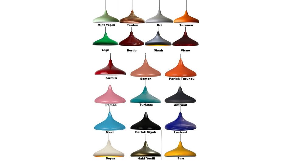 Champion Turuncu Tekli Avize Sarkıt