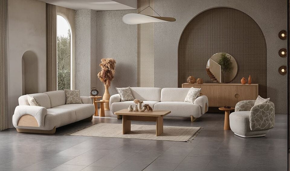 Panama Meşe Koltuk Takımı